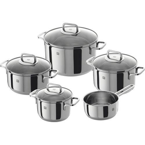 Zwilling Quadro Kochtopfset 5-tlg silber Topf