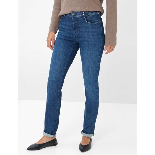 Brax Damen Five-Pocket-Hose Style MARY USED REGULAR BLUE, denim blau, Gr. 36L Image