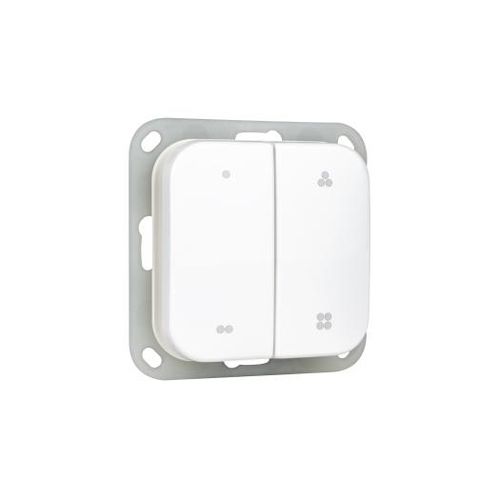 OPUS-GREENNET OPUS 1 gN Wandsender mit Serienwippe, alpinweiß