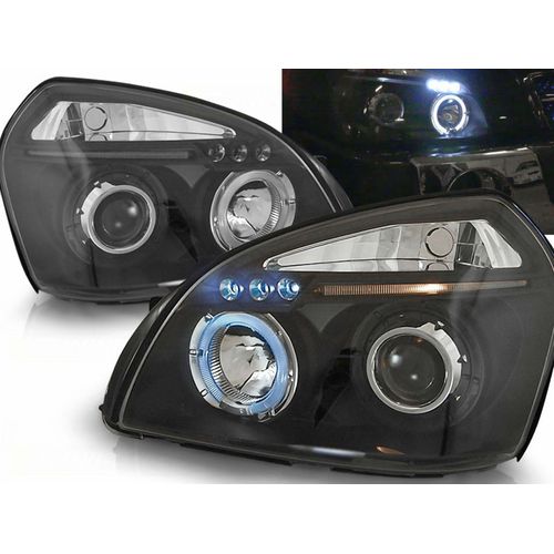 Angel Eyes Scheinwerfer Set in schwarz für Hyundai TUCSON 07.2004-10