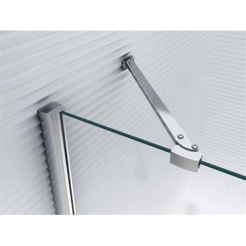 Glaszentrum Hagen - 100x90x195cm - Hebe Duschkabine - Dusche Duschabtrennung - 8mm - ESG Glas