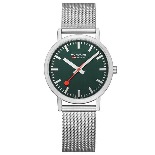 Mondaine Uni Uhr Classic Armbanduhr 36 mm A660.30314.60SBJ Edelstahl