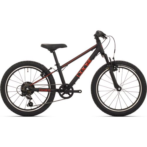 Kinderfahrrad Bikefun Beast 20 Zoll mit Shimano 6 Gängen und V-Bremsen - Schwarz/Rot