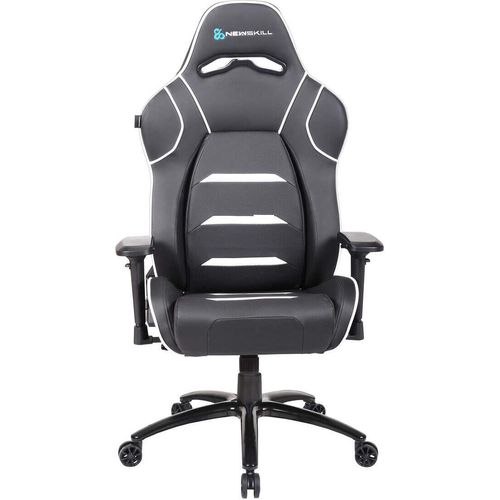 Newskill Gaming NS-CH-VALKYR-WHITE, PC-Gamingstuhl, 150 kg, Harter Sitz, Harte Rückenlehne, 3DS, Android, DS Lite / DSi, GameCube, MAC, Nintendo NES Classic, Nintendo Wii U, PC, PlayStation..., 125 cm