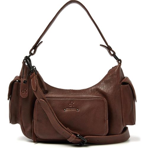 dR Amsterdam Hand-Schultertasche | Damen Umhängetasche | Handtasche Damen | Umhängetasche Damen | Tampa - 933737 Brown