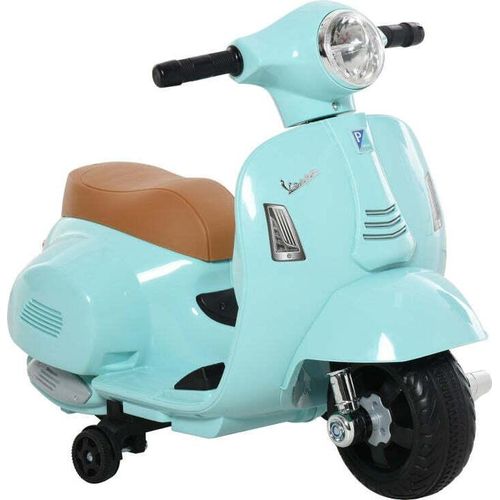 Rootz VESPA Elektro-Motorrad für Kinder - Kinderfahrrad - Elektro-Scooter für Kleinkinder - realistisches Fahrgefühl - erhöhte Sicherheit - komfortables Fahren - 66,5cm x 38cm x 52cm - PP Kunststoff & Metall