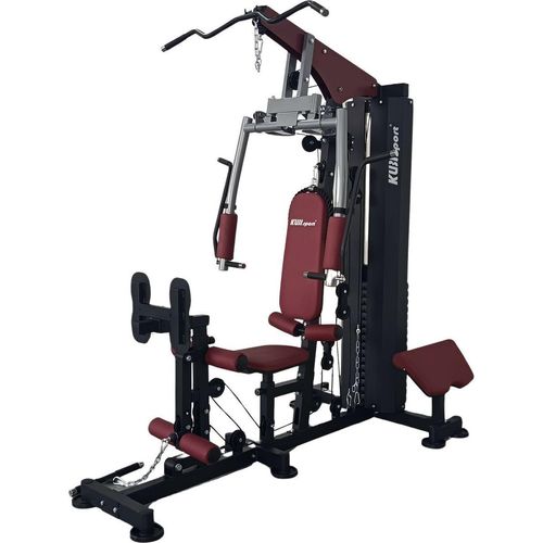 Kraftturm mit Trizepskabel und Beinpresse - 100 kg Gewichte HG4500K