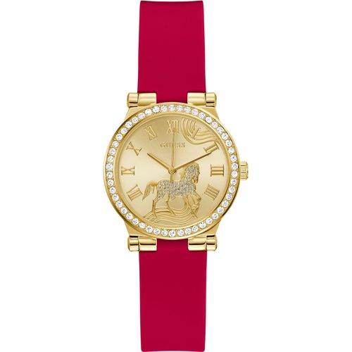 Guess Damen Uhr Armbanduhr FAWN GW0937L1 Silikon