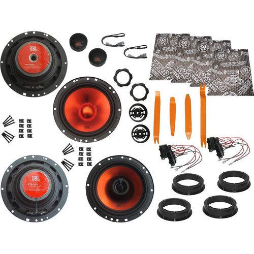 JBL Lautsprecher VW Touran Bj 03-22 Tür Vorne hinten Dämmmatte Ausbaubügel 1040W