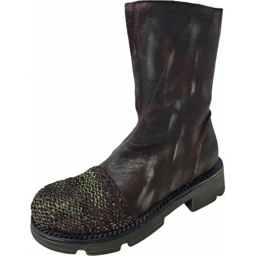 PAPUCEI Stiefel Braun