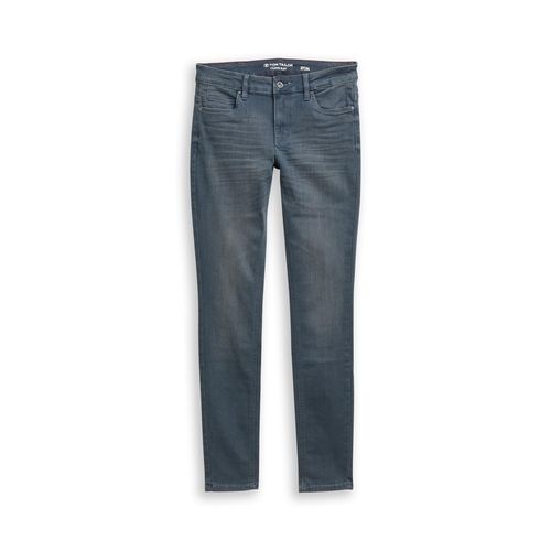 TOM TAILOR Damen TTLENE SLIM Jeans, blau, Uni, Gr. 31/34
