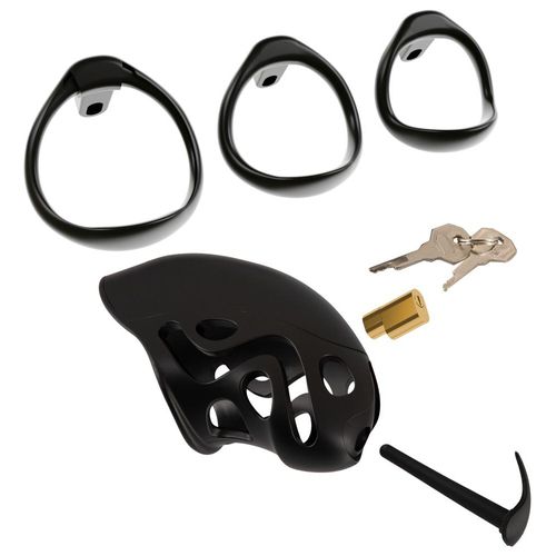Peniskäfig mit herausnehmbarem Silikon-Dilator