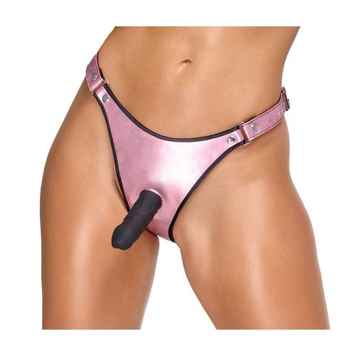 Strap-on-String mit Silikon-Naturdildo