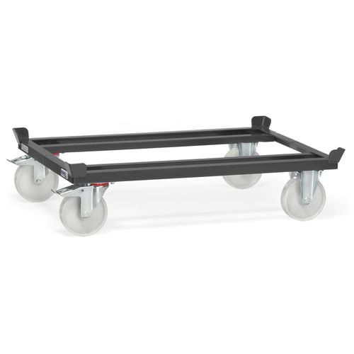 Fetra Paletten-Fahrgestell mit Elastic-Vollgummi-Bereifung Grey Edition