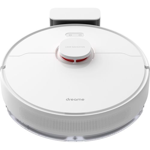 Dreame D10s Staubsauger Roboter,LDS-Navigation,5000Pa Saugkraft,280 Min,Weiß