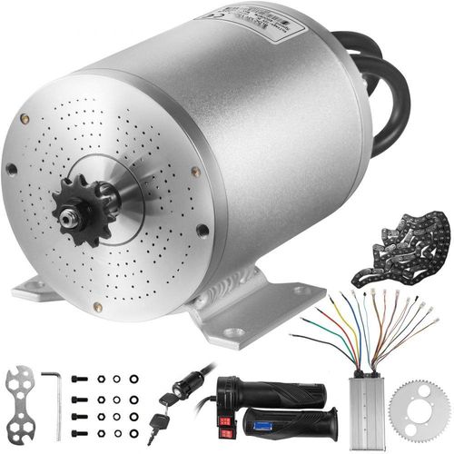 Bürstenloser Gleichstrommotor - Max Drehzahl 6500 U/min - Getriebemotor 3000W - Elektrobürstenmotor 72V DC - Elektromotor 4,07 PS - Hochleistungsmotor