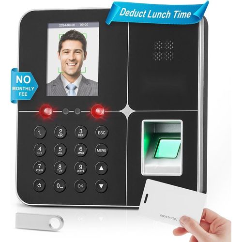 Biometrische Fingerabdruck Zeiterfassung - Stempeluhr für Mitarbeiter - Effiziente Stechuhrlösungen
