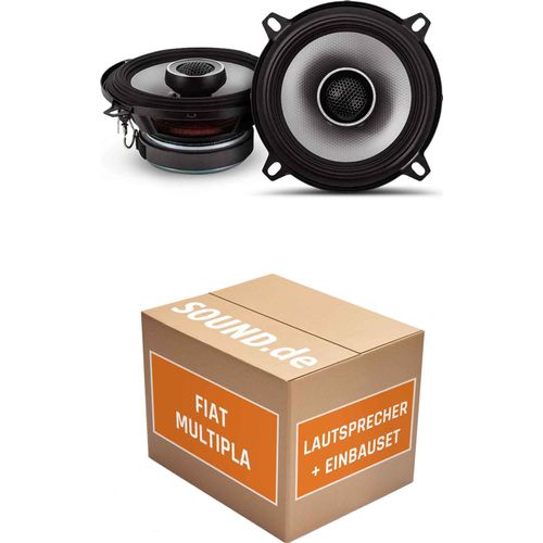 Lautsprecher Boxen Einbaupaket Front Alpine S2-S50 passend für Multipla 1 | 2x Tief-Mitteltöner mit separaten Hochtöner 170W MAX