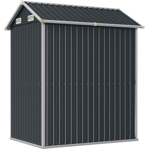 Gerätehaus Anthrazit 192x152,5x237 cm Verzinkter Stahl