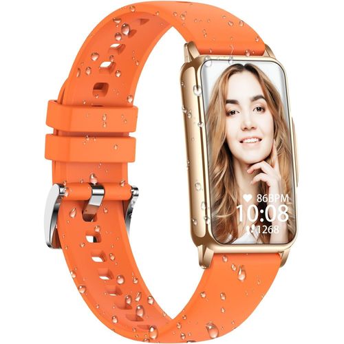 Multifunktionale Fitnessuhr Smartwatch (1,47 Zoll, Android iOS), Fittnessarmbanduhr Frauen mit 123 Sportmodi Pulsmesser Schlafmonitor Android IOS