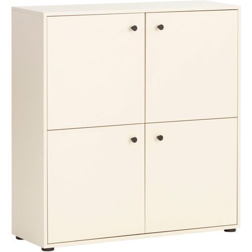 welltime Hochkommode »Lovund, Breite 98 cm«, Türscharniere mit Softclose-Funktion