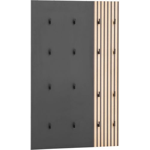 welltime Garderobenpaneel »Alexa, Breite 73 cm made in Germany«, Mit Akustikprint, 16 Kleiderhaken