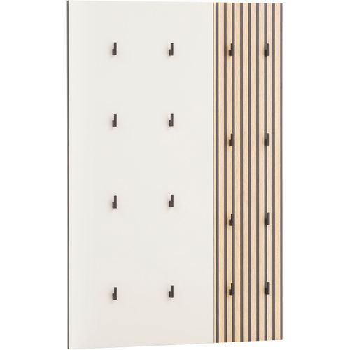 welltime Garderobenpaneel »Alexa, Breite 73 cm made in Germany«, Mit Akustikprint, 16 Kleiderhaken