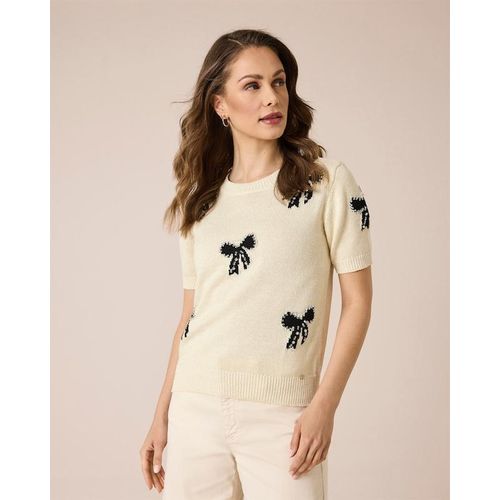 Pullover mit Schleifen und Steinchen