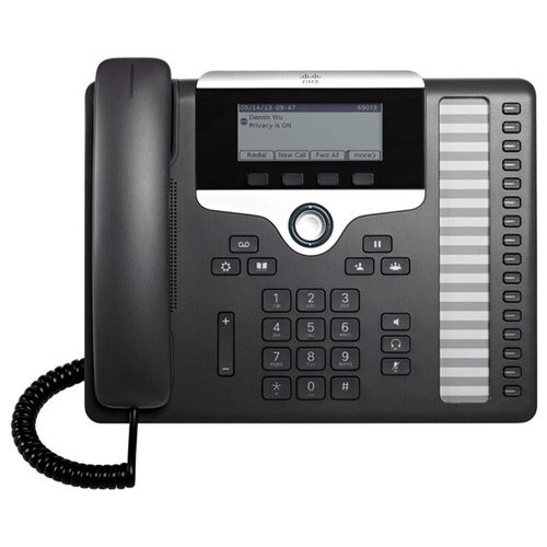 Cisco 7861 IP telefoon Zwart, Zilver 16 regels LCD Festnetztelefon
