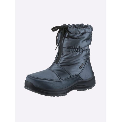Stiefel JOSEF SEIBEL, Damen, Gr. 37, blau (jeansblau), Textil, sportlich, Schuhe