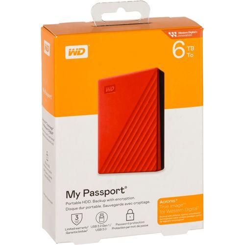 Western Digital My Passport 6TB Rot USB 3.2 Gen 1
