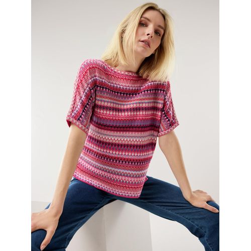 Kimono Pullover Baumwolljacquard
