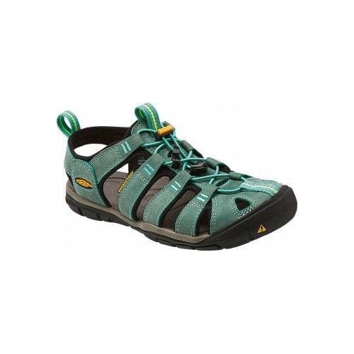 Keen Women Clearwater CNX Leather mineral blue/yellow - Größe 7,5US Women 1014371