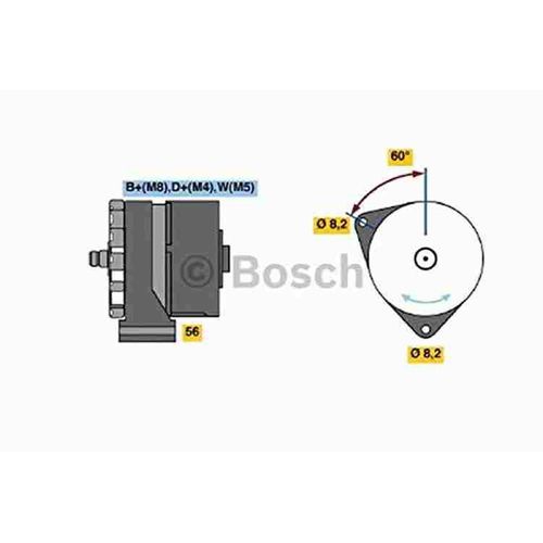 BOSCH Generator Artikel: 0 986 034 430