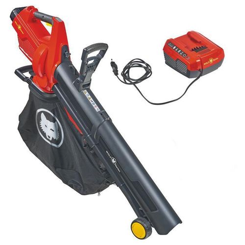 Akku Laubsauger Laubbläser Wolf Garten LYCOS 40/480 V 40V Set