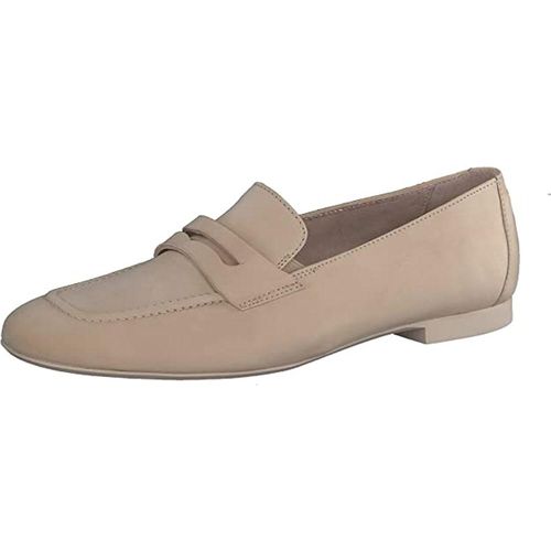 Paul Green Slipper - Beige Nubukleder Größe: 38.5 Normal