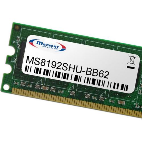 Memory Solution MS8192SHU-BB62 Speichermodul 8 GB (MS8192SHU-BB62)