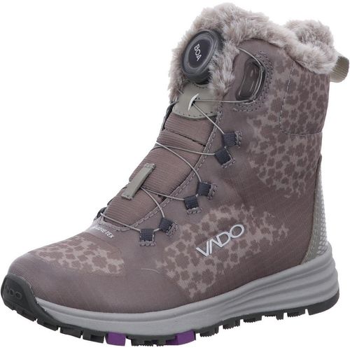 Vado SNOW High BOA GTX Kinderschuhe Mädchen Winterstiefel Grau Freizeit, Schuhgröße:35 EU