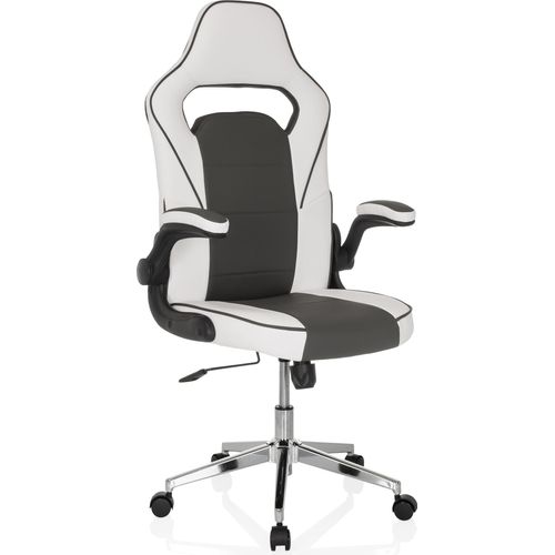 MyBuero Gamingstuhl GAME SPORT PRO Kunstleder Höhenverstellbarer Computerstuhl, Bürostuhl mit abklappbaren Armlehnen