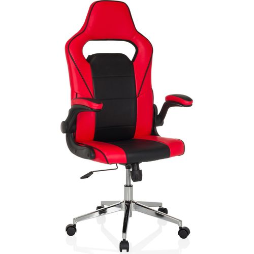 MyBuero Gamingstuhl GAME SPORT PRO Kunstleder Höhenverstellbarer Computerstuhl, Bürostuhl mit abklappbaren Armlehnen