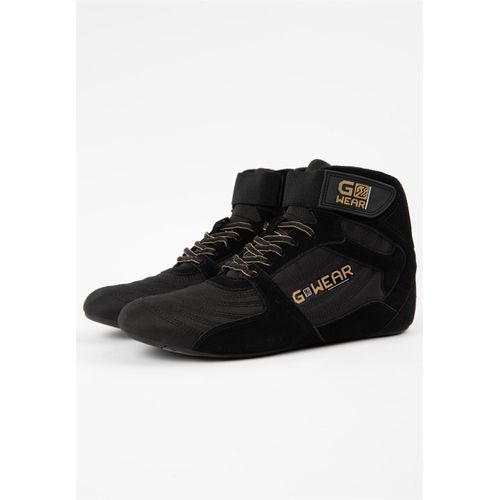 Trainingsschuh GORILLA WEAR, Damen, Gr. 40, gold (schwarz, goldfarben), Kunstfaser, Synthetik, Schuhe, mit hohem Schaft für Knöchelunterstützung