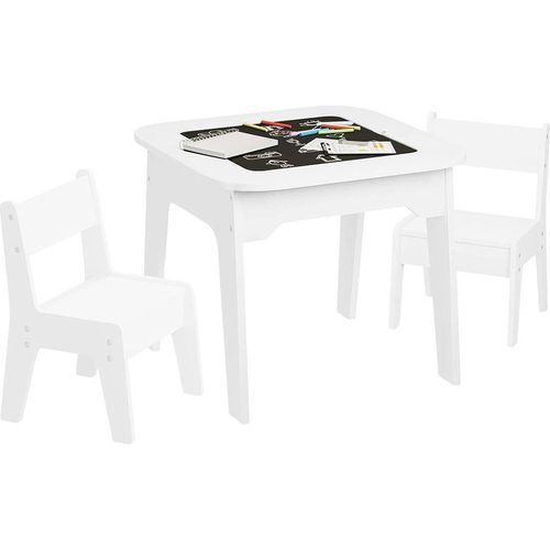 Rootz Kindertisch und Stuhl Set - Activity Desk - Kinderlerntisch - Integrierte Ablage - Mehrzweck-Tischplatte - Sicher & Ergonomisch - Langlebige Konstruktion - Tisch: B60 x H49 x T60 cm; Stuhl: B31 x H45 x T29 cm