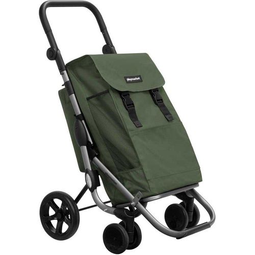 Playmarket Go Plus Premium Einkaufstrolley Grün Grün One Size