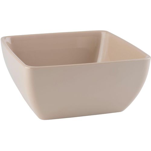Servierschale APS "PURE", beige (sand), B:19cm H:9cm L:19cm, Melamin, Schüsseln, Servierschale, 1,5 Liter