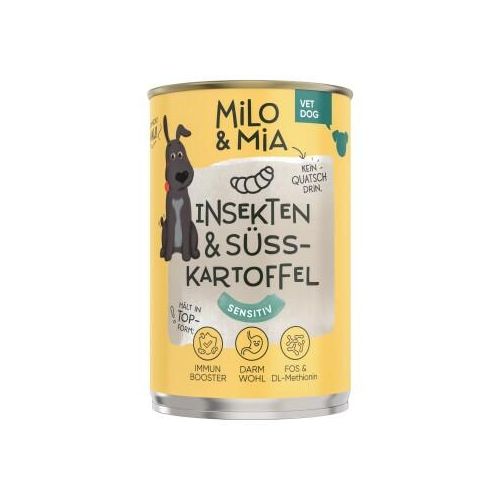 Milo & Mia Insekten & Süßkartoffel 24x400 g