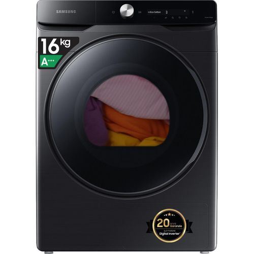 Samsung DV16DG8600BVU3 Wäschetrockner Freistehend Frontlader 16 kg Schwarz