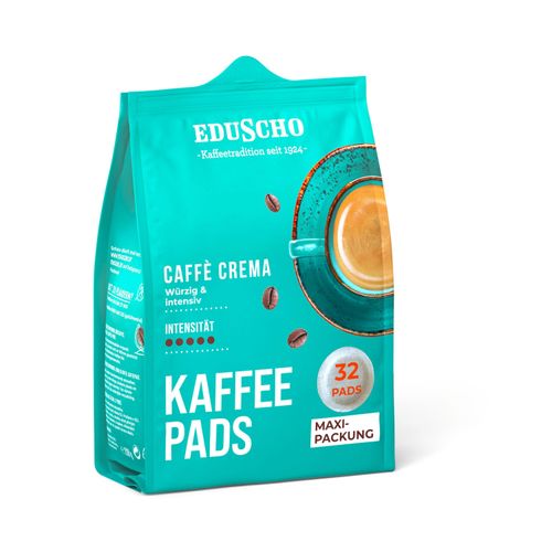 Eduscho Kaffeepads Caffè Crema - 12x 32 Pads - Intensität: 5/5