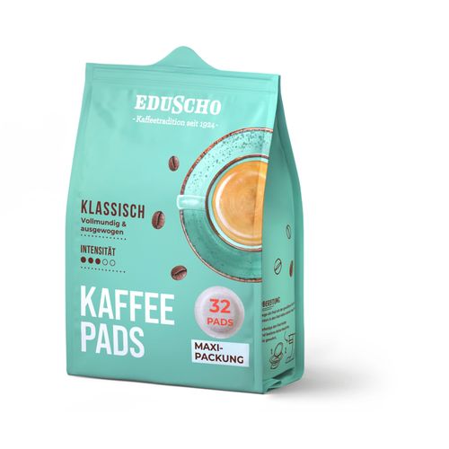 Eduscho Kaffeepads Klassisch - 12 x 32 Pads - Intensität: 3/5