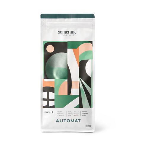 sometime - Mural 1 Caffè Crema - 1 kg Ganze Bohne - Intensität: 5/6