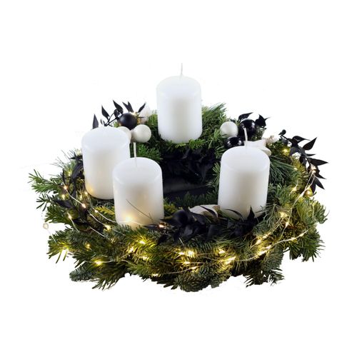 Tchibo - Adventskranz - schwarz